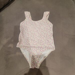 Zara Fruit Print One Piece Swimsuit Bathing Suit Size 8-9 Girls